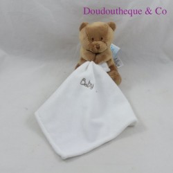 Blanket handkerchief bear BABY NAT' brown