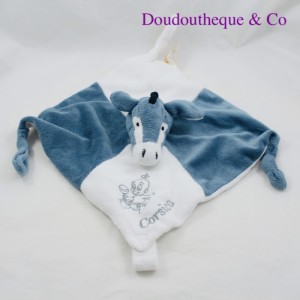 Doudou Flachesel RODADOU RODA blau weiß