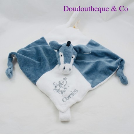 Doudou Flachesel RODADOU RODA blau weiß Doudou Flachesel RODADOU RODA blau weiß