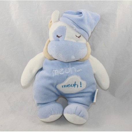 Doudou kuh CMP erwachen und Zärtlichkeit blau meuh meuh 28 cm