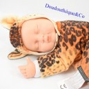 Doll ANNE GEDDES baby leopard disguise 45 cm