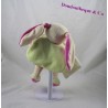 Doudou Taschentuch Kaninchen BABY NAT' Les mem pacap pink grün 24 cm
