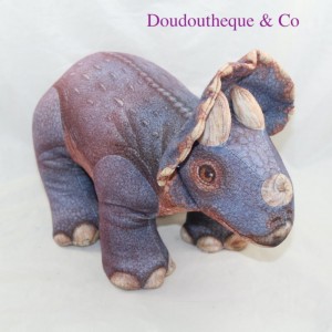 Peluche dinosaure DAKIN Triceratops violet