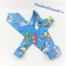Men's tie Bugs Bunny Grominet and Marvin the Martian Looney Tunes space planet moon
