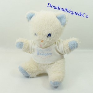 Teddy bear BOULGOM t-shirt blu tira la linguetta vintage 20 cm