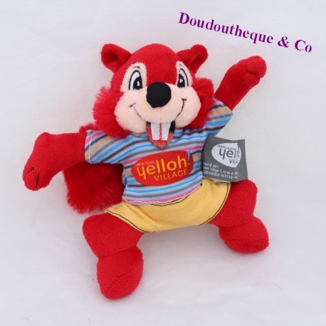 Squirrel fluff YELLOH VILLAGE Camping red beaver 18 cm