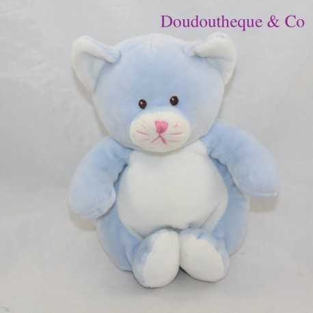 Plüschkatze GIPSY blau weiß Plüschkatze GIPSY blau weiß