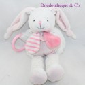 Rabbit puppet cuddly toy BABY NAT' Les Layettes