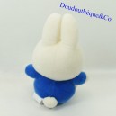 Coniglio peluche MIFFY blu e bianco seduto 18 cm