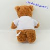 Peluche ours AIRBUS peluche publicitaire tee shirt blanc 29 cm NEUF