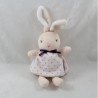 Mini bun conejo KALOO Petite Rose vestido con lunares rosas mini muñeca 20 cm