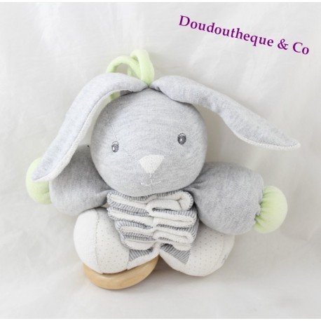 KaLOO Zig Zen green grey zippered rabbit