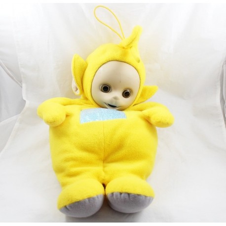 Peluche range-pyjama Laa-Laa TOMY Teletubbies jaune 1996 de 57 cm