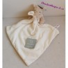 Doudou elephant PRIMARK EARLY DAYS handkerchief white cream 45 cm