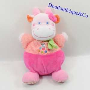 Kuhplüschtier MOTS D'ENFANTS LECLERC rosa Ball Kätzchen 25 cm