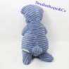 Teddy bear DORMEO TEDDY blue corduroy 38 cm