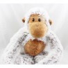 Plush monkey TOYS'R'US Animal Alley gray brown hands scratch 55 cm