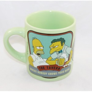 Mug Simpson FOX The Tavern Moe's Homer et Moe bière vert 10 cm