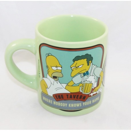 Mug Simpson FOX The Tavern Moe's Homer e Moe Green Beer 10 cm