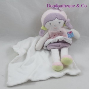 Doudou handkerchief doll BARLEY SUGAR Cashew