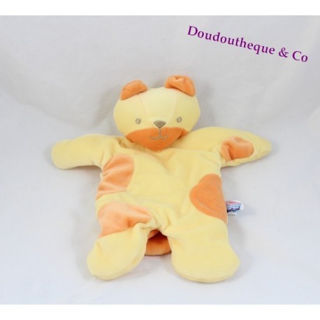 Teddybär Zucker wo ist Leo? gelb orange Tasche 28 cm