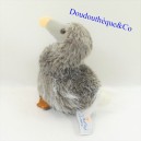Peluche oiseau dodo WALLY PLUSH TOYS Mauritius Ile Maurice dodo gris 14 cm
