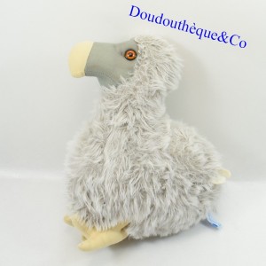 Peluche oiseau dodo WALLY PLUSH TOYS Mauritius Ile Maurice dodo gris 30 cm
