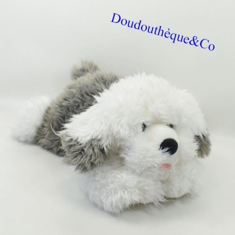 Peluche chien Bobtail LASCAR Chien de Berger Anglais 30 cm Peluche chien Bobtail LASCAR Chien de Berger Anglais 30 cm