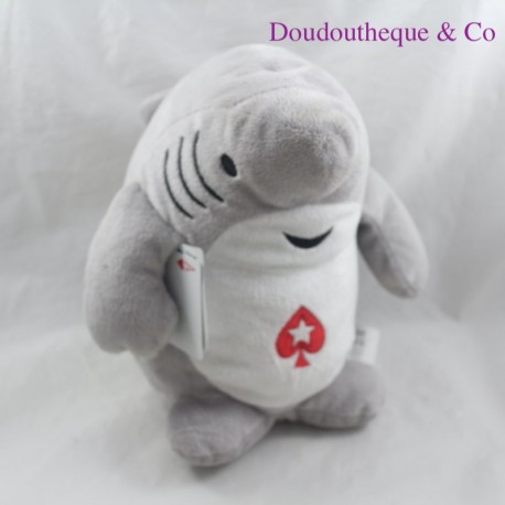 Plush shark POKER STARS Pokerstars.fr cards