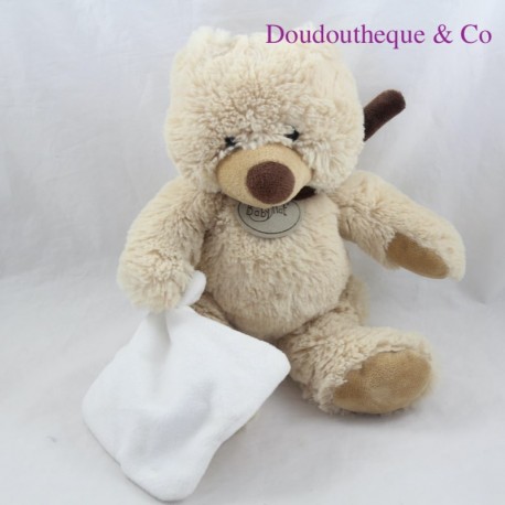 Plüschbärentaschentuch BABY NAT' beige braun Plüschbärentaschentuch BABY NAT' beige braun