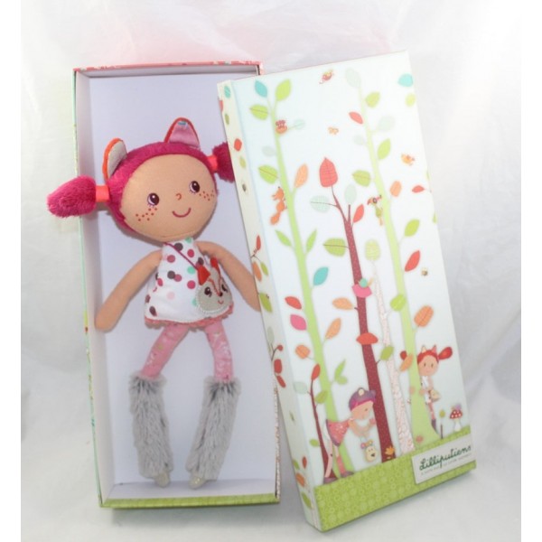 Mini poupée Alice LILLIPUTIENS La forêt couette robe sac renard 30