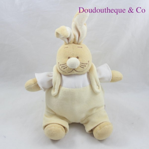 Plush rabbit NOUKIE S Gaspard yellow bee 45 cm SOS doudou