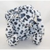 Doudou rabbit DPAM From the same pattern leopard black gray white 20 cm