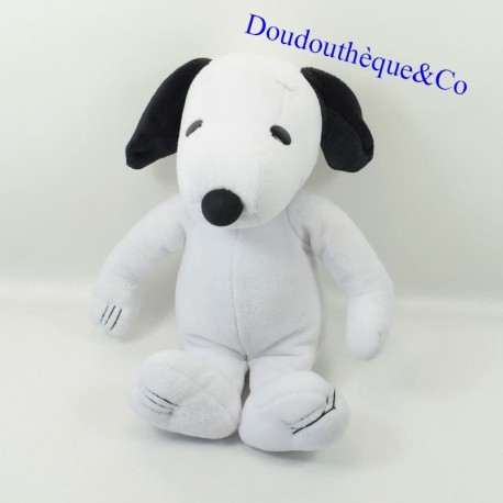 Peluche chien AJENA Peanuts Snoopy blanc noir 35 cm Peluche chien AJENA Peanuts Snoopy blanc noir 35 cm