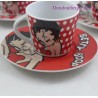 Set of 4 cups and saucers STARLINE Betty Boop