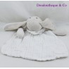 Flat rabbit cuddly toy ATMOSPHERA KIDS white fabric peas