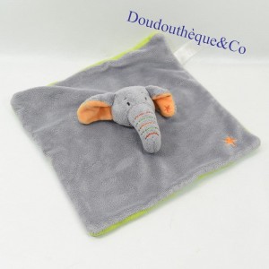Flat elephant cuddly toy HAPPY HORSE orange star 24 cm