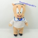 Peluche Porky Pig cochon LOONEY TUNES Play By Play marin 30 cm
