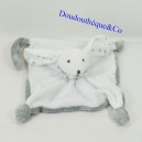 Doudou flat rabbit MAISONS DU MONDE white gray 25 cm