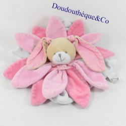 Doudou flat rabbit CUDDLY TOY AND COMPANY Collector pink petal DC2791 21 cm