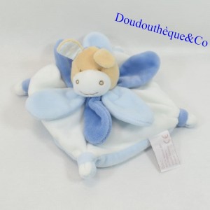 Mini blanket flat donkey CUDDLY TOY AND COMPANY Collector blue petal DC2790 16 cm