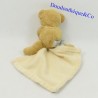 Doudou handkerchief bear DOUDOU ET COMPAGNIE brown beige 13 cm