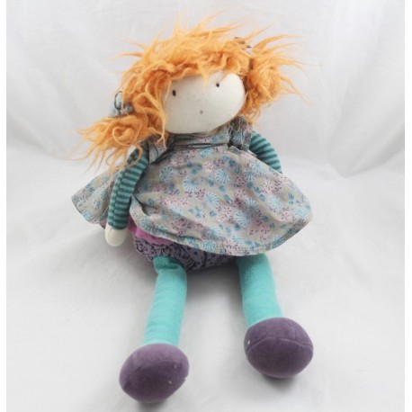 Puppe Adèle MOULIN ROTY Die Kokette blaues Kleid 38 cm