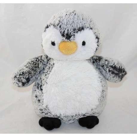 MonoPRIX white grey mottled penguin Withhies Aurora World 28 cm