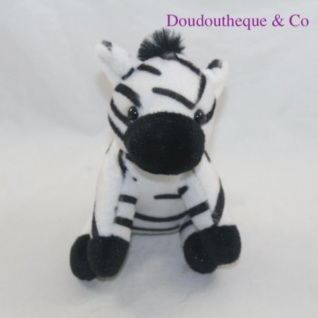 Plüsch Zebra PIA gestreift schwarz weiß Plüsch Zebra PIA gestreift schwarz weiß