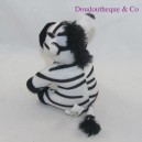 Plush zebra PIA striped black white