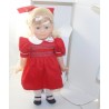 Bambole Pauline COROLLE edizione limitata Rivista di abiti rossi di Natale Notre Temps 1993