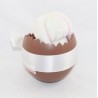 Doll baby rabbit ANNE GEDDES in chocolate egg white ribbon 16 cm