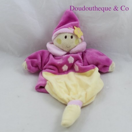 Doudou Puppe Kobold EIN TRAUM VON BABY Cmp rosa gelb Doudou Puppe Kobold EIN TRAUM VON BABY Cmp rosa gelb