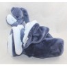 Doudou coperta coniglio NATTOU Lapidou blu navy e blu 40 cm